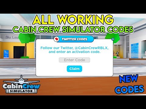 ALL WORKING CODES In Cabin Crew Simulator 2023 (ROBLOX)