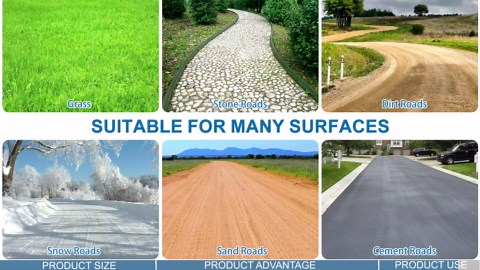 13 Inch Flat Free Wheels Tires 4.00-6 Solid Replacement with Universal 5/8" Axle Bore Hole, 8 Spacers and 4 Pins, for Wheelbarrow, Garden Wagon, Hand Truck, Trolley, Lawn Mower, 2 Pack