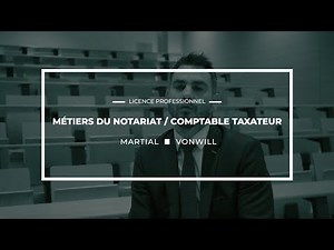 Licence professionnelle Métiers du notariat (collaborateur de notaire -comptable taxateur) - ICES