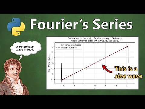 Fourier's Series in Python! || Math - Calculus Python