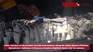 203K views · 1.3K reactions | WATCH: Phone charging service providers recorded brisk business during the Johane Masowe eChishanu Makomborero Conference at Gwanzura Grounds in Highfield, Harare, over the weekend.  : Nicholas Bakili | The Herald-Zimbabwe | Facebook