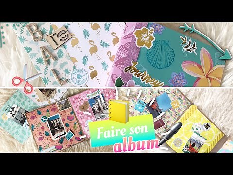 DIY ⎜MAKE A PHOTO ALBUM from A to Z 📒 SCRAPBOOKING ✂️ SUMMER 2018