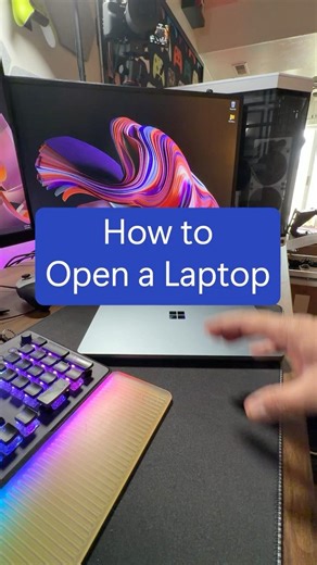 How to Open a Surface Laptop
