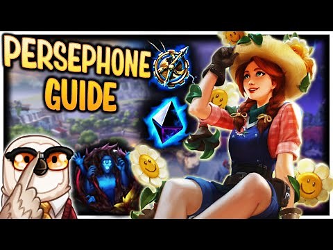 PERSEPHONE GUIDE: HOW TO BUILD A GARDEN! | Incon | Smite