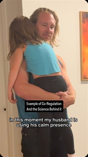 ✨ This is co-regulation. ✨ When we bring our calm to our children’s storm, we’re not just helping them in the moment, we’re shaping their brains for the future. Gentle rocking, soft humming, steady presence… these are cues that tell the nervous system: you’re safe, you can relax. Here’s the science behind it: when neurons fire together, they wire together. Every time our kids experience calm with us, their brains are wiring pathways for self-regulation. Over time, they won’t just borrow our calm