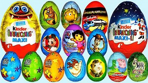 60 Surprise eggs Kinder Surprise Dora the Explorer Peppa Pig Mickey Mouse clubhouse