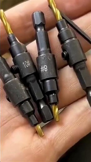 Professional drilling with countersink bits #diy #woodworking #shorts #tools #tech #technology #wood