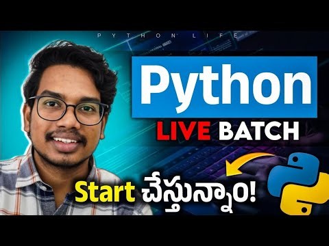 Python Live Course in Telugu by PythonLife | Telugu