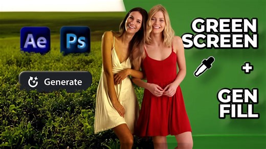 How to Master Chroma Keying: After Effects Green Screen Compositing with Generative Fill