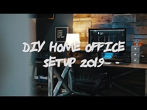 DIY Home Office Setup 2019 - Building My Dream Office