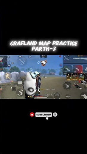 CRAFLAND MAP ESP PRACTICE PARTH-3 #shortsfeed #freefire@sujalgaming46@tnryze47