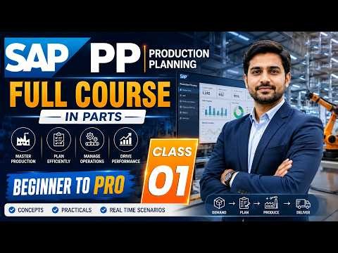 Create Raw Material & Finished Product 📦 SAP PP Class 01 | Material Master Configuration