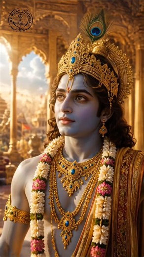 The Untold Journey of Lord Krishna | Birth to Vishwaroopam ✨🙏 #krishna #shorts