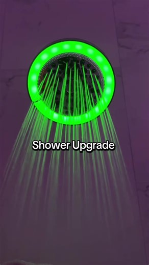 Color Changing shower Head from @FEELSO #shower #ledlights #bathroom #bfcm #tiktokshopblackfriday