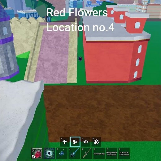 Blox Fruits all v2 race flower locations #roblox #bloxfruits
