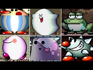 Yoshi's Island - All Mini-Bosses (No Damage)