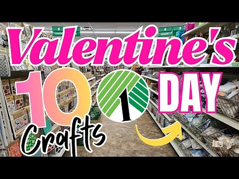 10 GORGEOUS 🩷 Valentine's Day Dollar Tree DIY Crafts