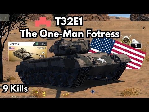 T32E1 The One-Man Fortress🦅🇺🇸 | War Thunder Mobile