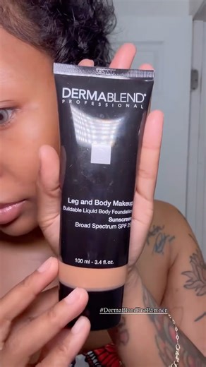 𝘢𝘺𝘪𝘴𝘩𝘢 𝐦𝐢𝐧𝐚. on Instagram: "#dermablendpropartner 🥹 - Covering @iammeljackson’s tattoo like a PRO! @dermablendpro. 😏🙂‍↕️ See how I did that, what I did there? 🧴 Finally makeup my skin can love. 💕 It’s okay Mel I’ll put it back when you give Bird back to Lem!!! 🤭 j/k #dermablendproad Do you have any tattoos you would like to cover up?! #DermaBlend #DermaBlendPro #Ad #Partner #soulfood #meljackson #nialong"