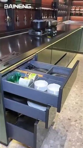 Tidy and Clean Kitchen Storage