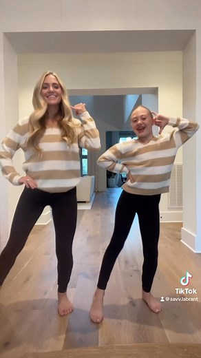 The LaBrant Fam on Instagram: "Mom&daughter time! 🥰 • • • #labrant #tiktok #dancers #dancing #reels #instareels #viral #tiktokviral #momlife #instavideo #repost #matching #twins #bestfriend #autumn @sav.labrant @everleighrose"