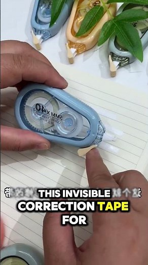 Invisible Correction Tape – No Marks, No Mess, Only Clean Pages!