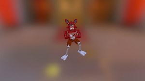 Gangnam Style foxy - 3D model by Joebot The Robot (@Joebot_the_robot)