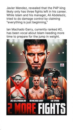 Islam Makhachev’s Last Dance