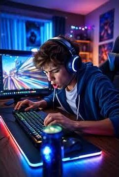 Boy Playing With His Computer #viral #fyp