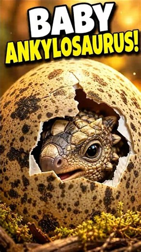 This Ankylosaurus Egg Hatched the Cutest Armored Dinosaur! 🦖