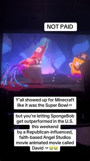 SpongeBob vs. Angel Studios Movie: Weekend Box Office