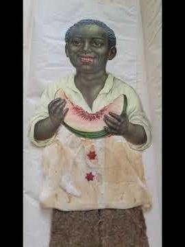 Ultra RARE size, Victorian Black Americana Christmas Tree Die-cut 3/9/26