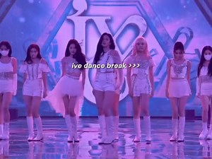 IVE dance break_哔哩哔哩_bilibili