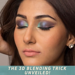 1.1M views · 5.3K reactions | Makeup artist Heli Vyas gives you a step-by-step breakdown of how to flawlessly blend 3 EYESHADOWS to achieve mermaid-like eyes! | Glamrs | Facebook