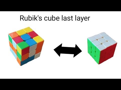 Rubik cube Third layer solution in easy way 🔥#puzzle solver