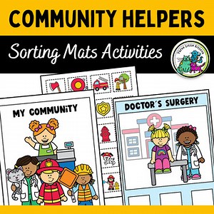 Sorting Activities Community Helpers | Sorting Objects into Categories