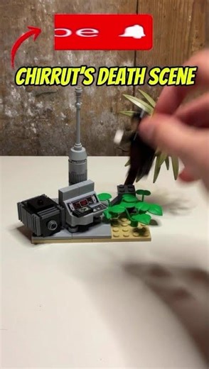 Chirrut's Death Scene From Rogue One: A Star Wars Story #rogueone #lego #legostarwars
