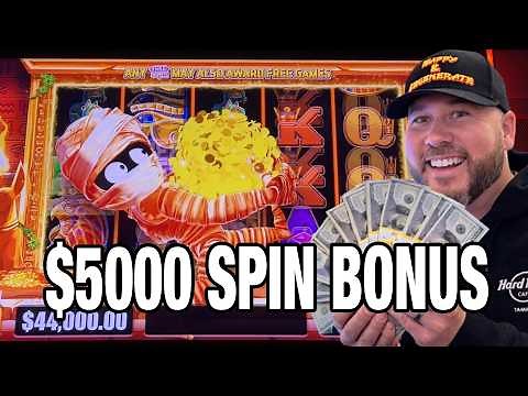 WE WON A MASSIVE JACKPOT WITH A $5000 SPIN