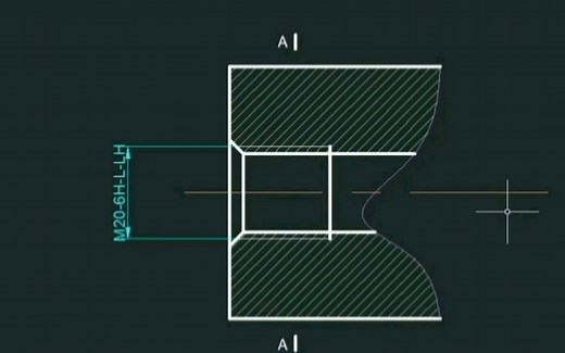 CAD内、外螺纹怎样画