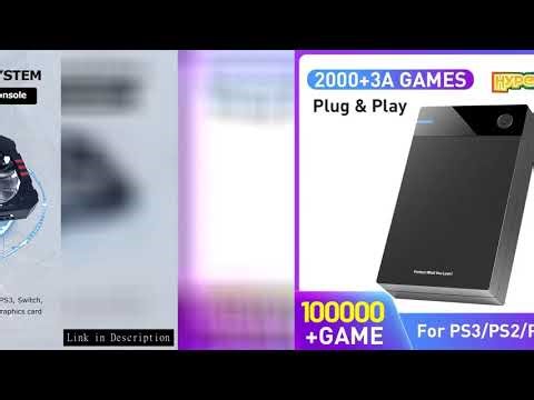 12T Hyperspin External Hard Drive With 100000+ Retro Games For PS3/PS2/PS1/PSP/SS/X BOX/Game Cube/WI