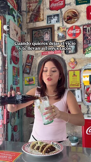 ¿Un museo? 🥤 No, es nuestra sucursal llena de detalles Coca-Cola 😲 que hacen única la experiencia. Entre tacos 🌮 y recuerdos, aquí todo sabe mejor. Conócela y disfruta en cualquiera de nuestras sucursales, somos Tony’s Tacos. #tacos #cocacola #monterrey #mexico #comida #regio | Tonys Tacos