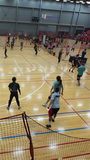 Cross Court Counter Throw in Dodgeball #dodgeball