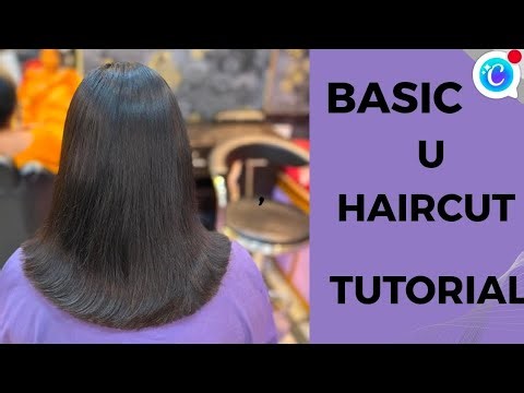 Basic U haircut full￼ tutorial /step-by-step👍