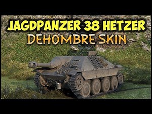 Jagdpanzer 38(t) Hetzer - 3.268 Damage - 8 Kills - Deh0mbre Skin - World of Tanks Hetzer Gameplay