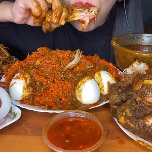 ASMR EATING SPICY FRIEDRICE,WHOLE CHICKEN CURRY,CHICKEN LOLLIPOP,ASMR MUKBANG FOODEATING Part 10 | Spice Asmr