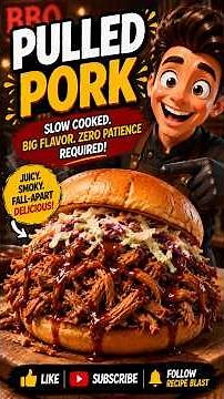 Is this the best pulled pork sandwich you'll ever eat? 🔥 #bbqrecipes #comfortfood #shorts