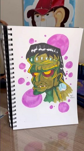 How to draw Frankenstein #tutorial #characterdesign #illustration