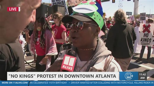 'No Kings' marchers give perspectives in Atlanta
