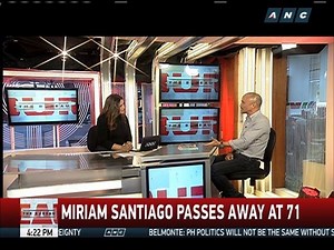 23K views · 374 reactions | WATCH: Ernie Lopez, the head of ABS-CBN Publishing which produced the two best-selling books of the late Sen. Miriam Santiago, recounts his memories with the feisty senator who is also famous for her catchy pick up lines. #RIPMiriam | ANC 24/7 | Facebook