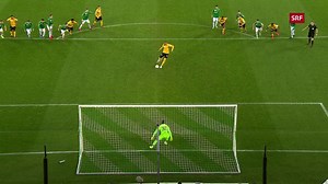 Die umstrittene Penalty-Szene bei FCSG - YB